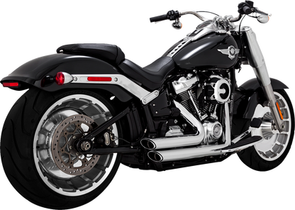 VANCE & HINES Shortshots Staggered Exhaust System - Chrome 17335-22