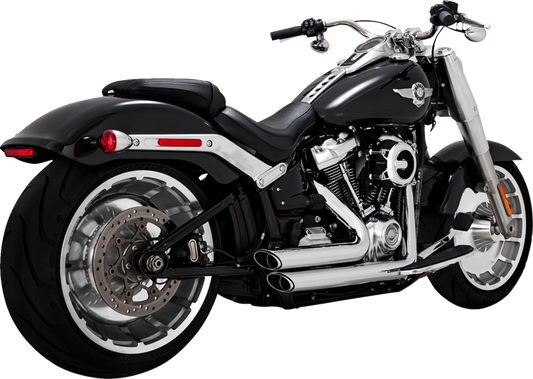 VANCE & HINES Shortshots Staggered Exhaust System - Chrome 17335-22