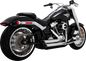 VANCE & HINES Shortshots Staggered Exhaust System - Chrome 17335-22