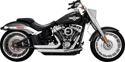 VANCE & HINES Shortshots Staggered Exhaust System - Chrome 17335-22