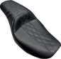 LE PERA Outcast Daddy Long Legs Seat - w/o Backrest - GT2 Inlay - FLH/FLT '23-'25 LV-987DLGT2