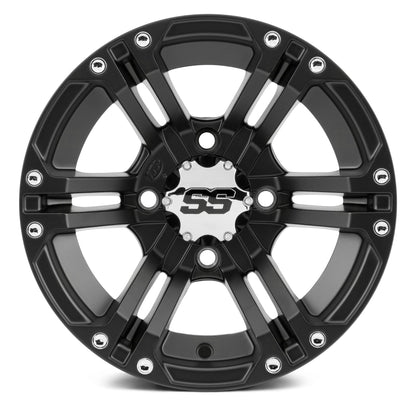 ITP SS Alloy SS212 14x8 Black Wheel - Part Number 1422235536B