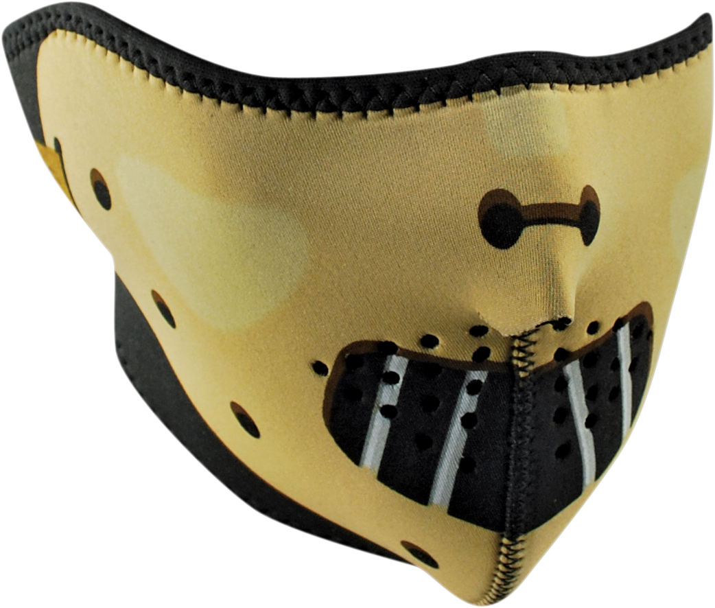 ZAN HEADGEAR Hannibal Half Mask WNFM038H – Waterproof Neoprene Face Cover for Nose, Chin, and Cheeks