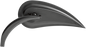 ARLEN NESS Mirror - Rad III - Side View - Teardrop - Black - Left 13-092