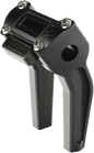 THRASHIN SUPPLY CO. Handlebar Risers - Pull Back - 6-1/2" - Gauge Cutout - Black TSC-6500-1