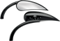 ARLEN NESS Mirror - Micro - Rad 2 - Side View - Teardrop - Black - Right 13-401