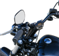 THRASHIN SUPPLY CO. Handlebar Risers - Straight - 8" - Gauge Cutout - Black TSC-8025-1