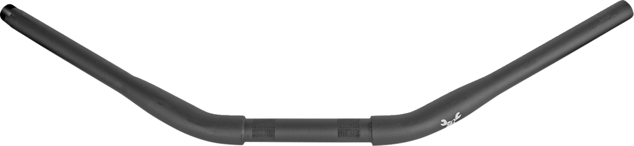 BURLY BRAND Drag Bar - 0" - TBW - Matte Black B12-4501TB