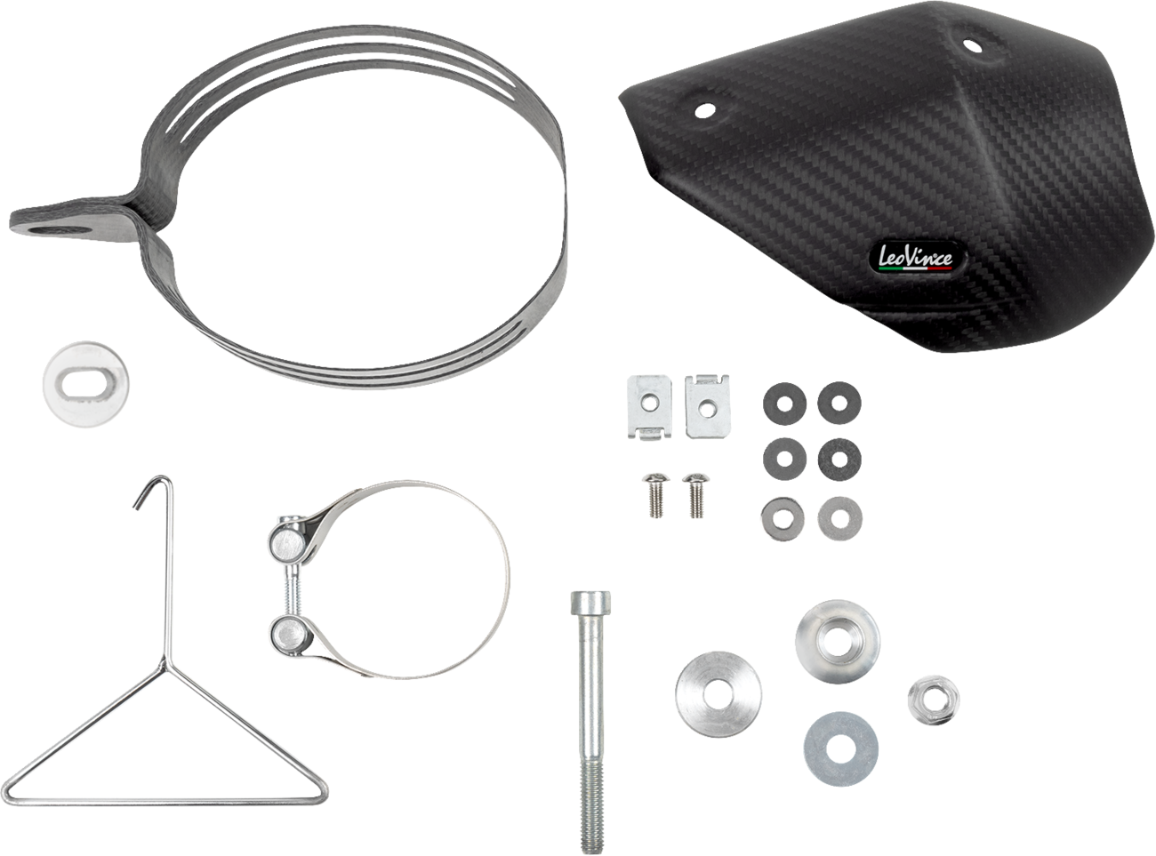 LEOVINCE Slip-On Muffler - Black Stainless Steel 14449EBU