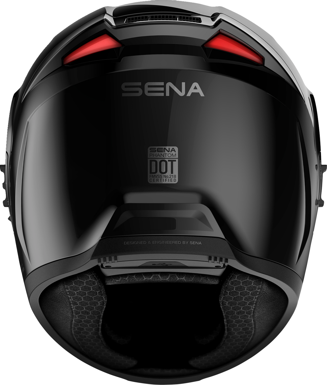 SENA Phantom Helmet - Gloss Black - Small PHANTOM-GB00S3