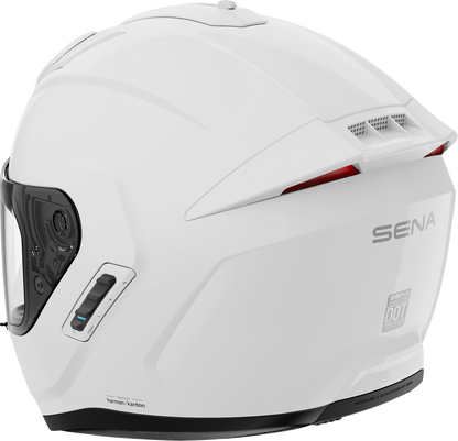 SENA Phantom Helmet - Gloss White - Medium PHANTOM-GW00M3