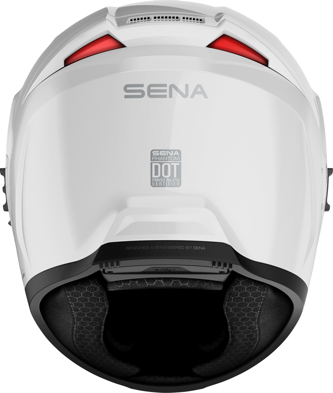 SENA Phantom Helmet - Gloss White - Small PHANTOM-GW00S3