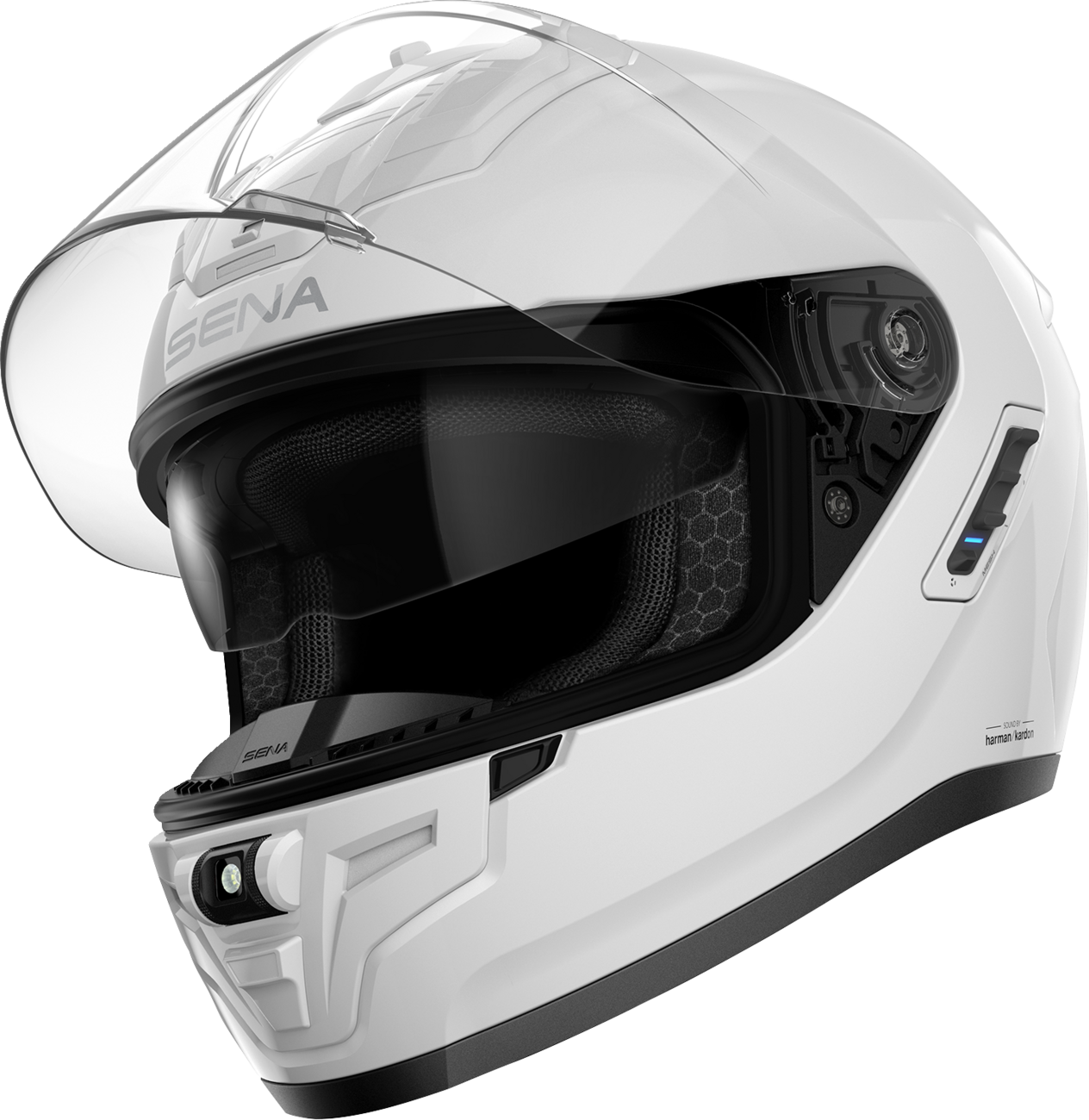 SENA Phantom Helmet - Gloss White - XL PHANTOM-GW0XL3