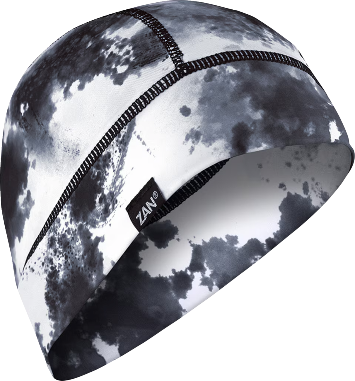 ZAN HEADGEAR Arctech® Helmet Liner - Black and White Tie Dye, Part No. WHCL153