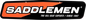SADDLEMEN Metal Sign - 24" x 5-1/2" - Black/Orange 15798