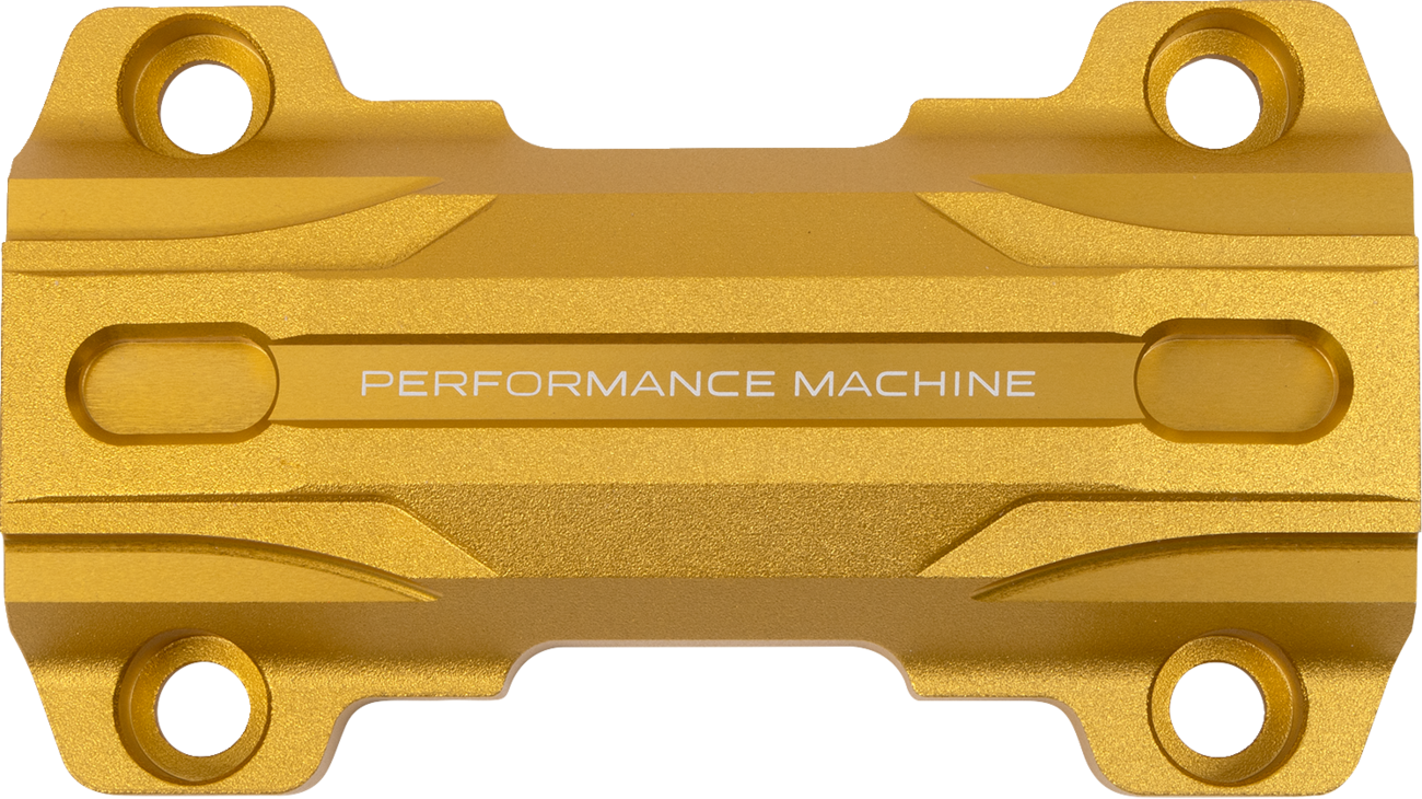 PERFORMANCE MACHINE (PM) Adapter - Gauge Relocation Kit - Gold Ops® 0208-2196-SMG