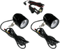 CUSTOM DYNAMICS Fog Light - Black - Clear Lens PB-FOG-SS6-B