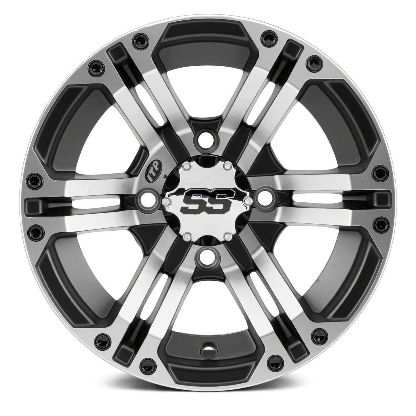 ITP SS Alloy SS212 14x6 Machined Wheel (Part Number 1422232404B)