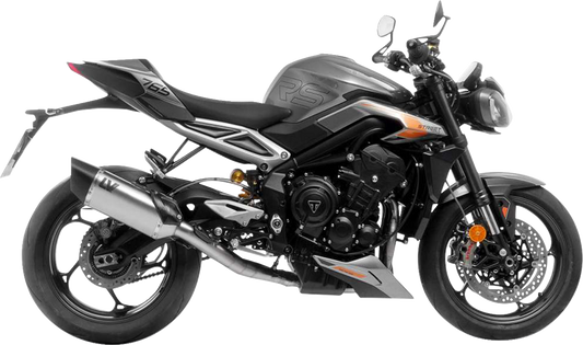 LEOVINCE LV-14 R Exhaust System - 3-into-1 - Stainless Steel - Street Triple 765 R/RS 15608U