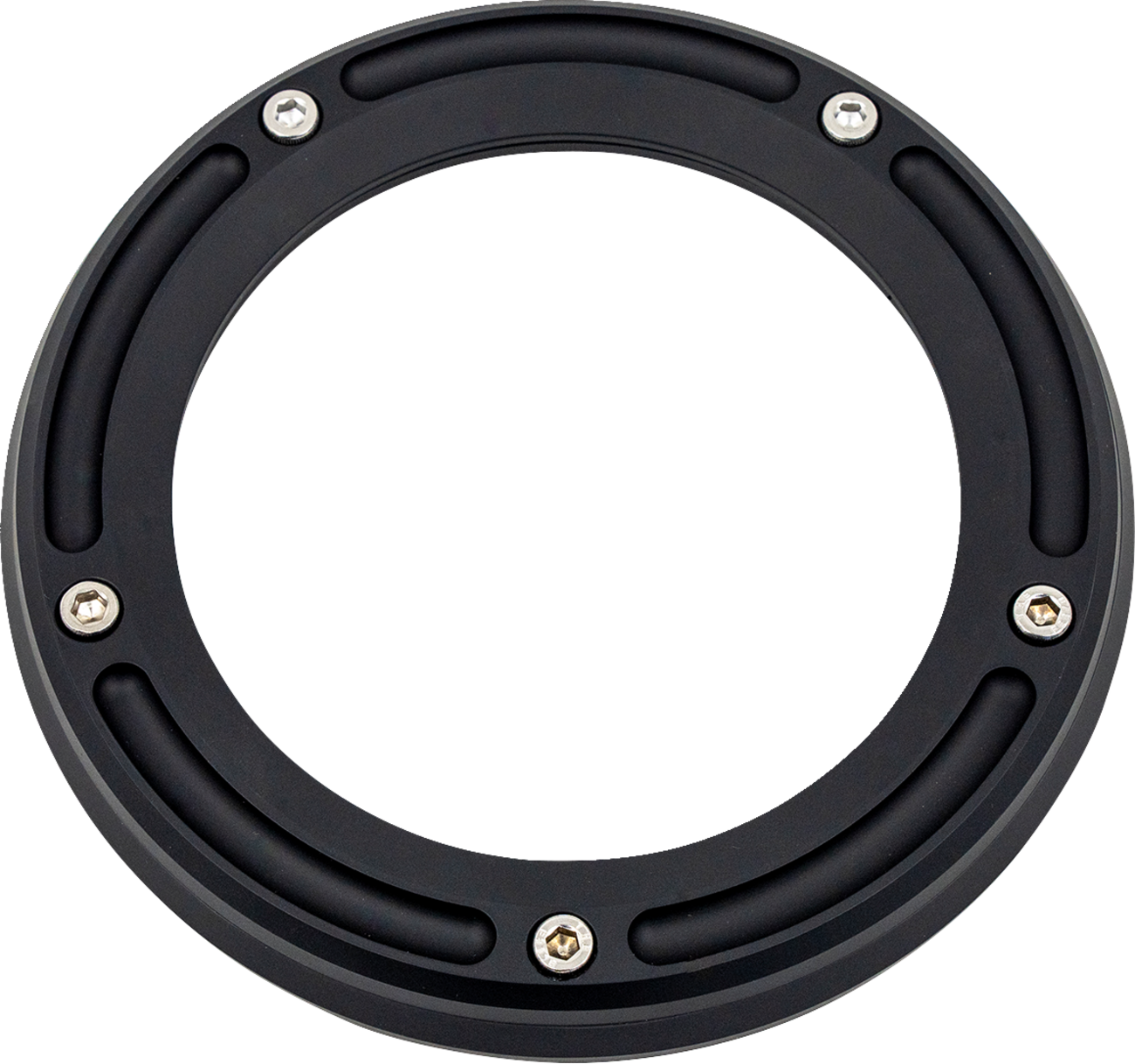TRASK Assault Derby Cover with Window - Matte Black - Big Twin TM-0041MBK