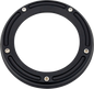 TRASK Assault Derby Cover with Window - Matte Black - Big Twin TM-0041MBK
