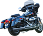 S&S CYCLE 2-into-1 Sidewinder Exhaust System - 50-State - Chrome - M8 Touring 550-0758