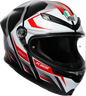 AGV K6 S Helmet - Karve - Matte Black/White/Red - XL 2118395002-025-XL