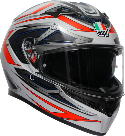 AGV K3 Helmet - Space - Matte White/Red Fluo - 2XL 2118381004-020-XXL