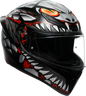 AGV K1 S Helmet - Lyzard - Matte Black/Gray/Red - Small 2118394003-044-S