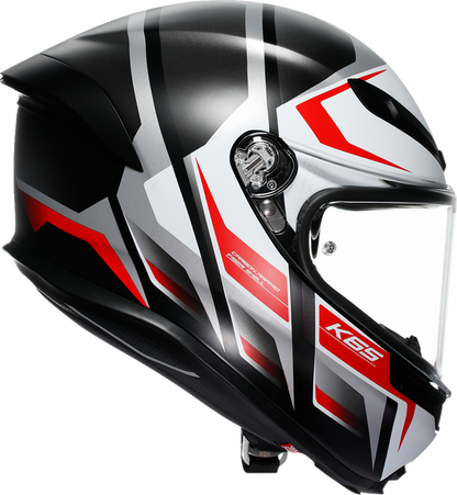 AGV K6 S Helmet - Karve - Matte Black/White/Red - 2XL 2118395002-025-XXL