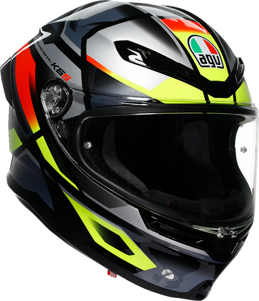 AGV K6 S Helmet - Erazer - Black/Red/Yellow Fluo - XL 2118395002-026-XL