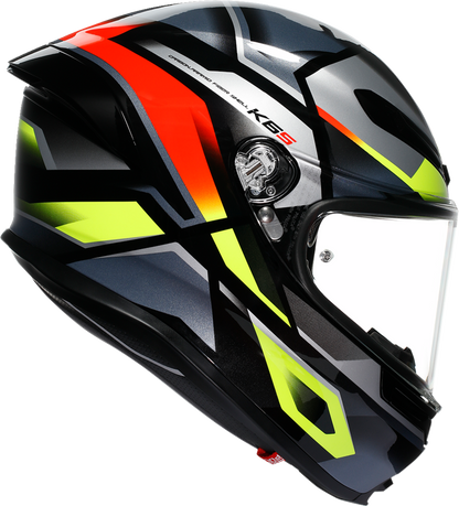 AGV K6 S Helmet - Erazer - Black/Red/Yellow Fluo - XL 2118395002-026-XL