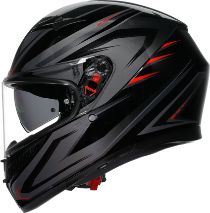 AGV K3 Helmet - Syth - Black/Red - Medium 2118381004-021-M
