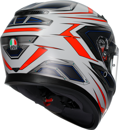 AGV K3 Helmet - Space - Matte White/Red Fluo - 2XL 2118381004-020-XXL