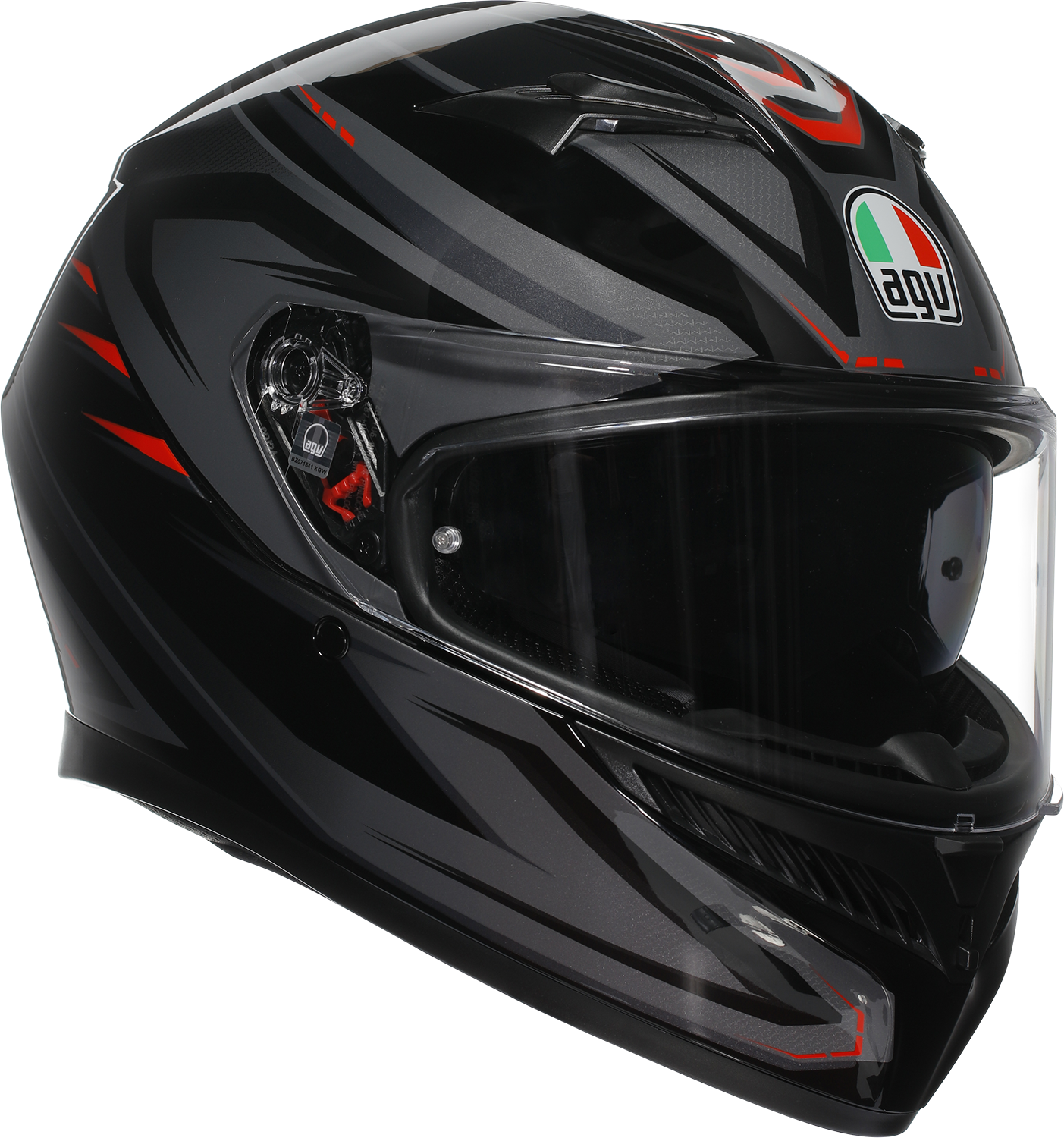 AGV K3 Helmet - Syth - Black/Red - XL 2118381004-021-XL