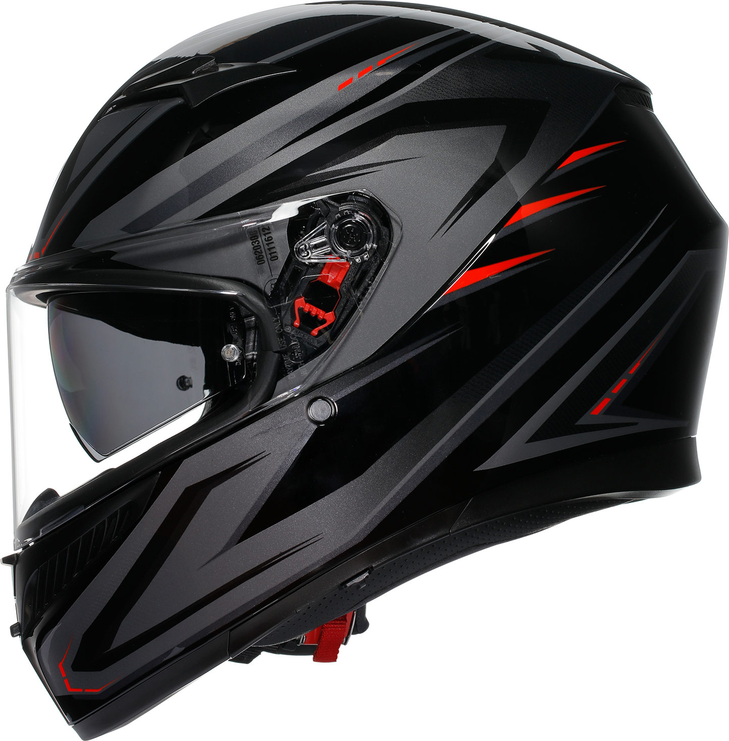 AGV K3 Helmet - Syth - Black/Red - XL 2118381004-021-XL