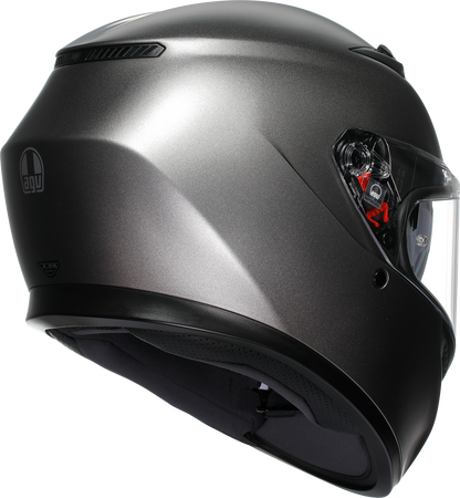 AGV K3 Helmet - Mono - Matte Luna Gray - XL 2118381004-023-XL