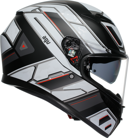 AGV K3 Helmet - Rivia - Matte Black/White - 2XL 2118381004-019-XXL