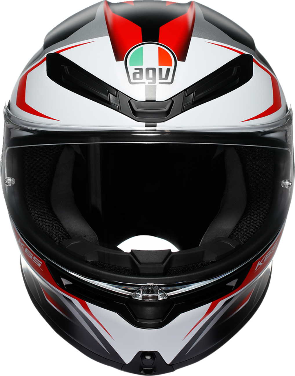 AGV K6 S Helmet - Karve - Matte Black/White/Red - XL 2118395002-025-XL