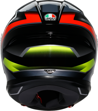 AGV K6 S Helmet - Erazer - Black/Red/Yellow Fluo - Small 2118395002-026-S