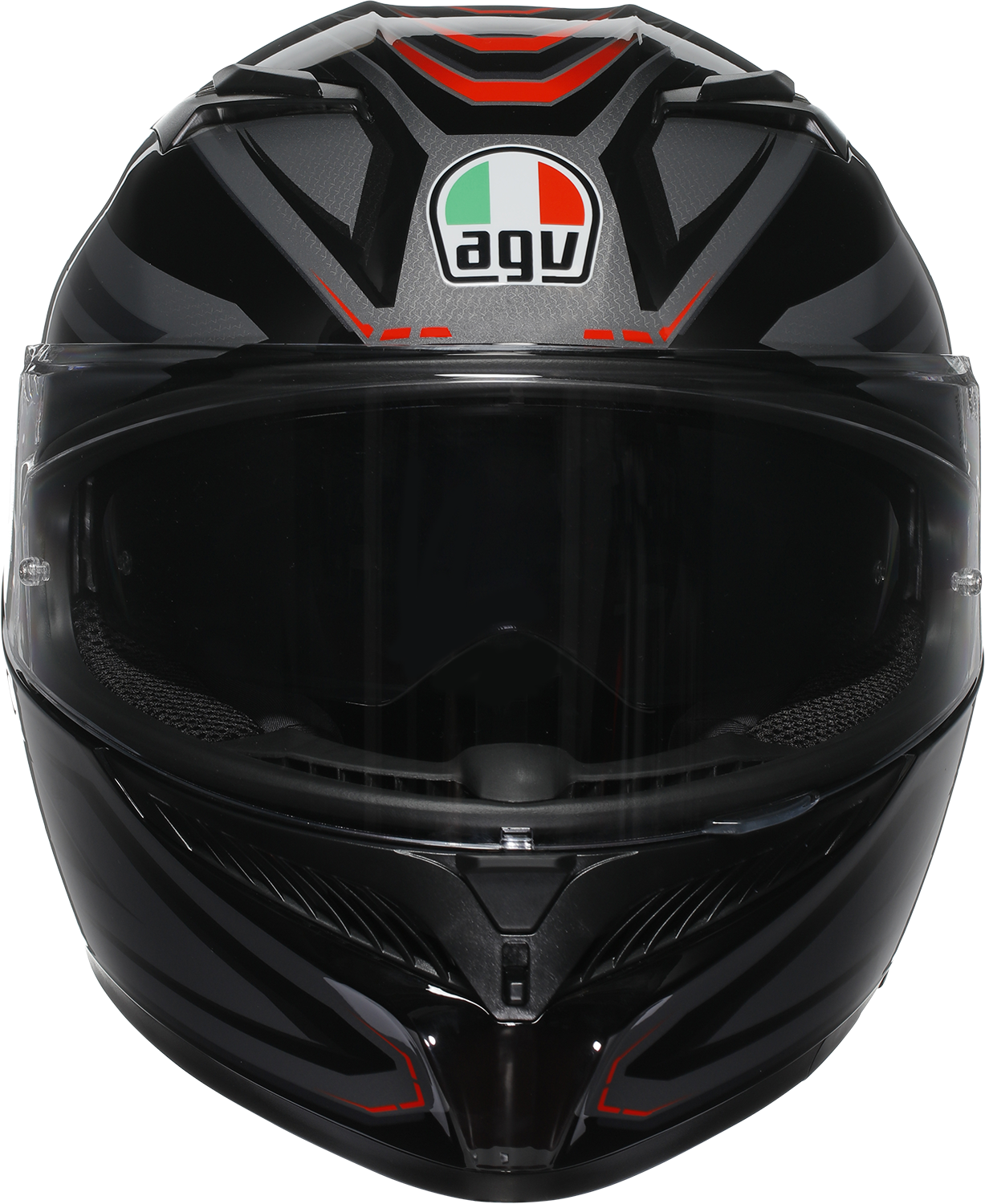 AGV K3 Helmet - Syth - Black/Red - XL 2118381004-021-XL