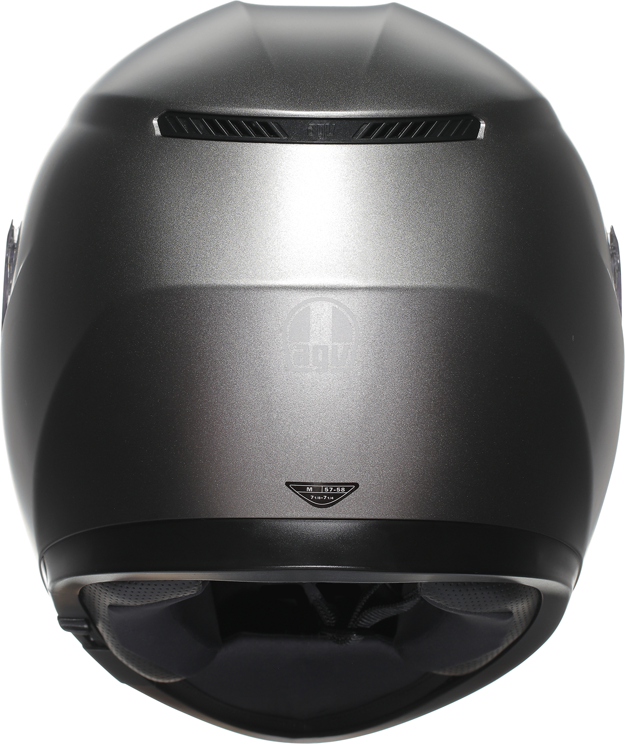 AGV K3 Helmet - Mono - Matte Luna Gray - XS 2118381004-023-XS