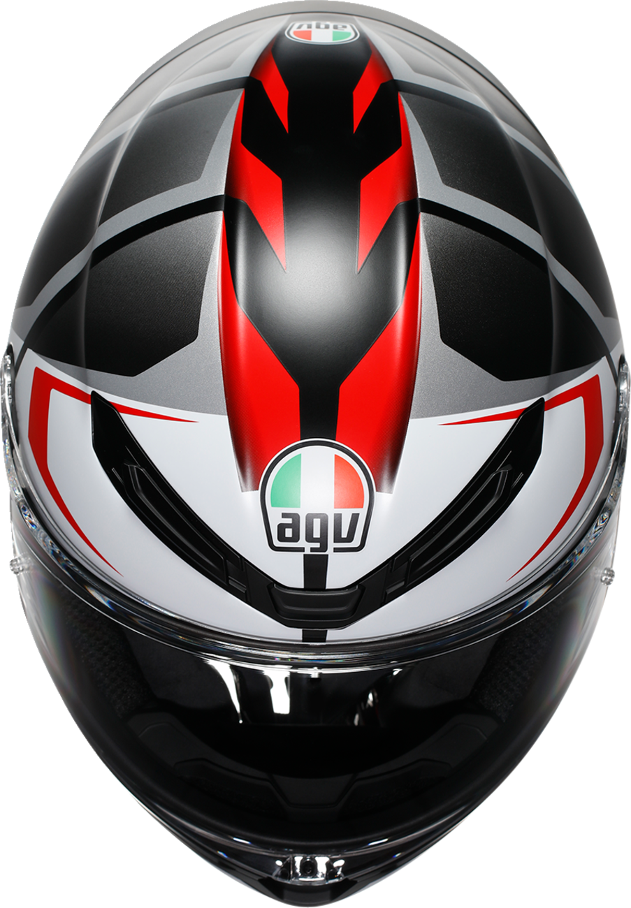 AGV K6 S Helmet - Karve - Matte Black/White/Red - XL 2118395002-025-XL
