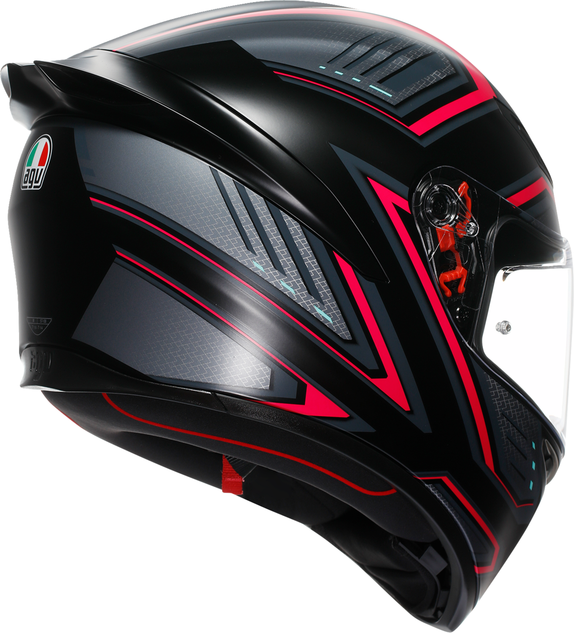 AGV K1 S Helmet - Sling - Matte Black/Pink - XL 2118394003-063-XL