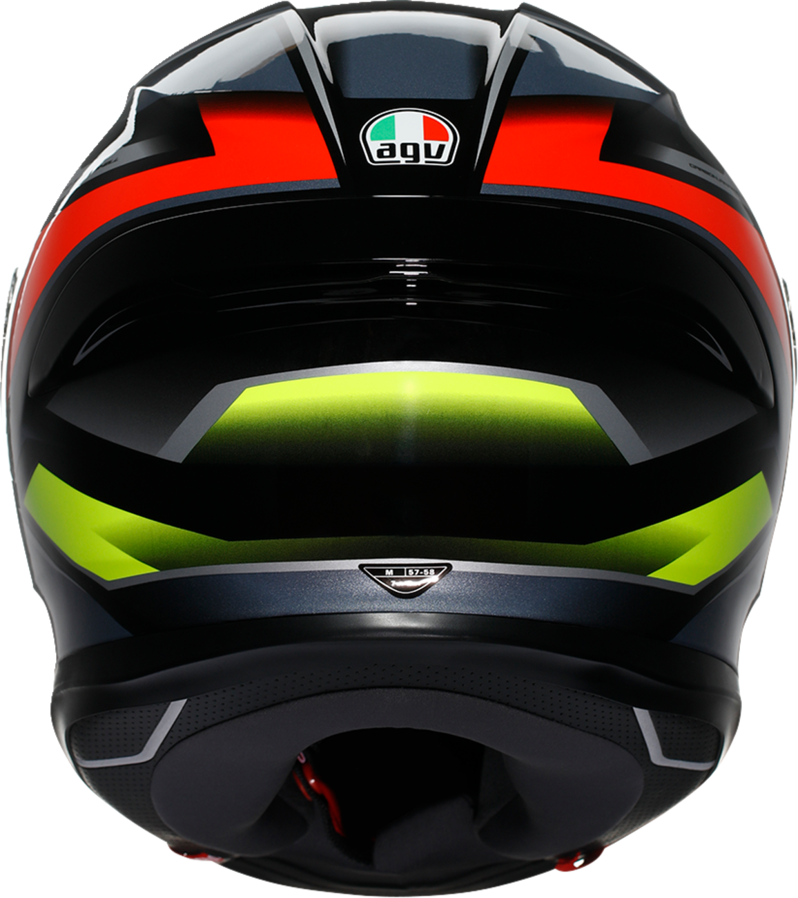 AGV K6 S Helmet - Erazer - Black/Red/Yellow Fluo - XL 2118395002-026-XL