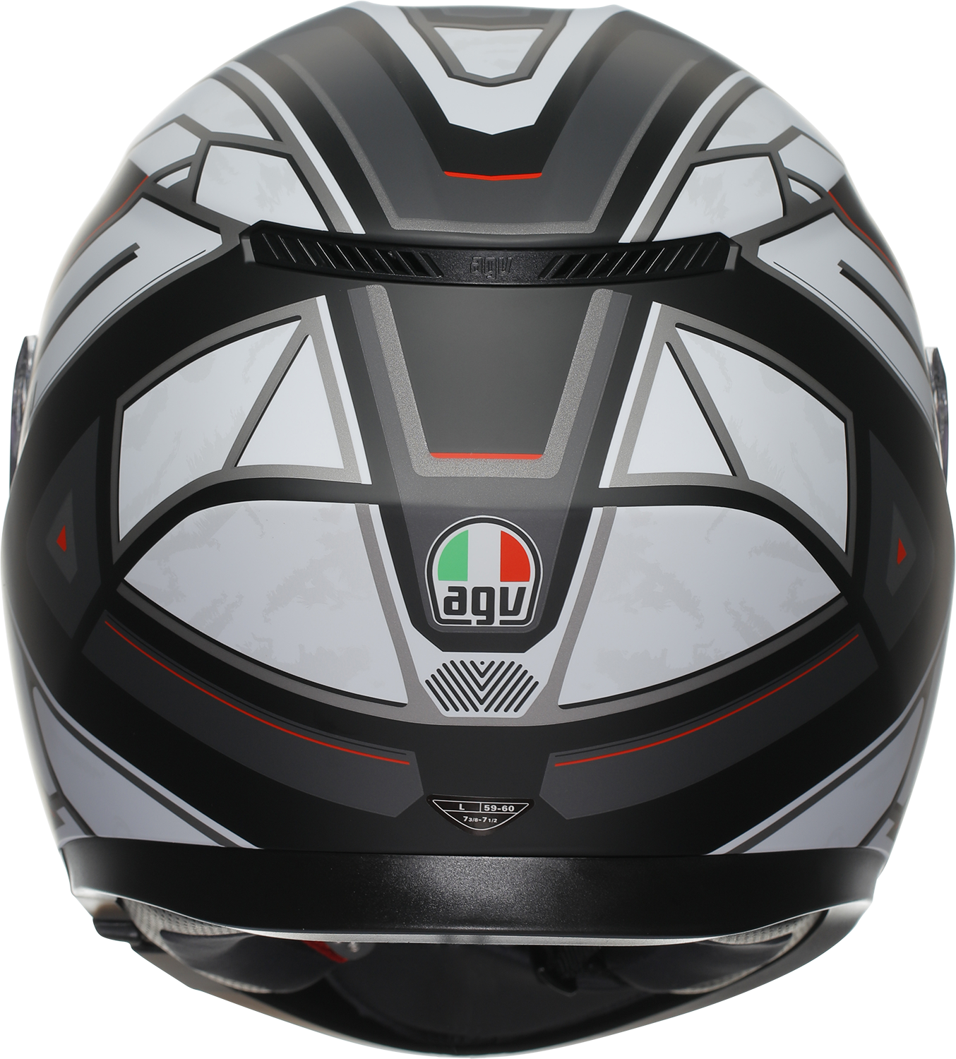 AGV K3 Helmet - Rivia - Matte Black/White - Small 2118381004-019-S
