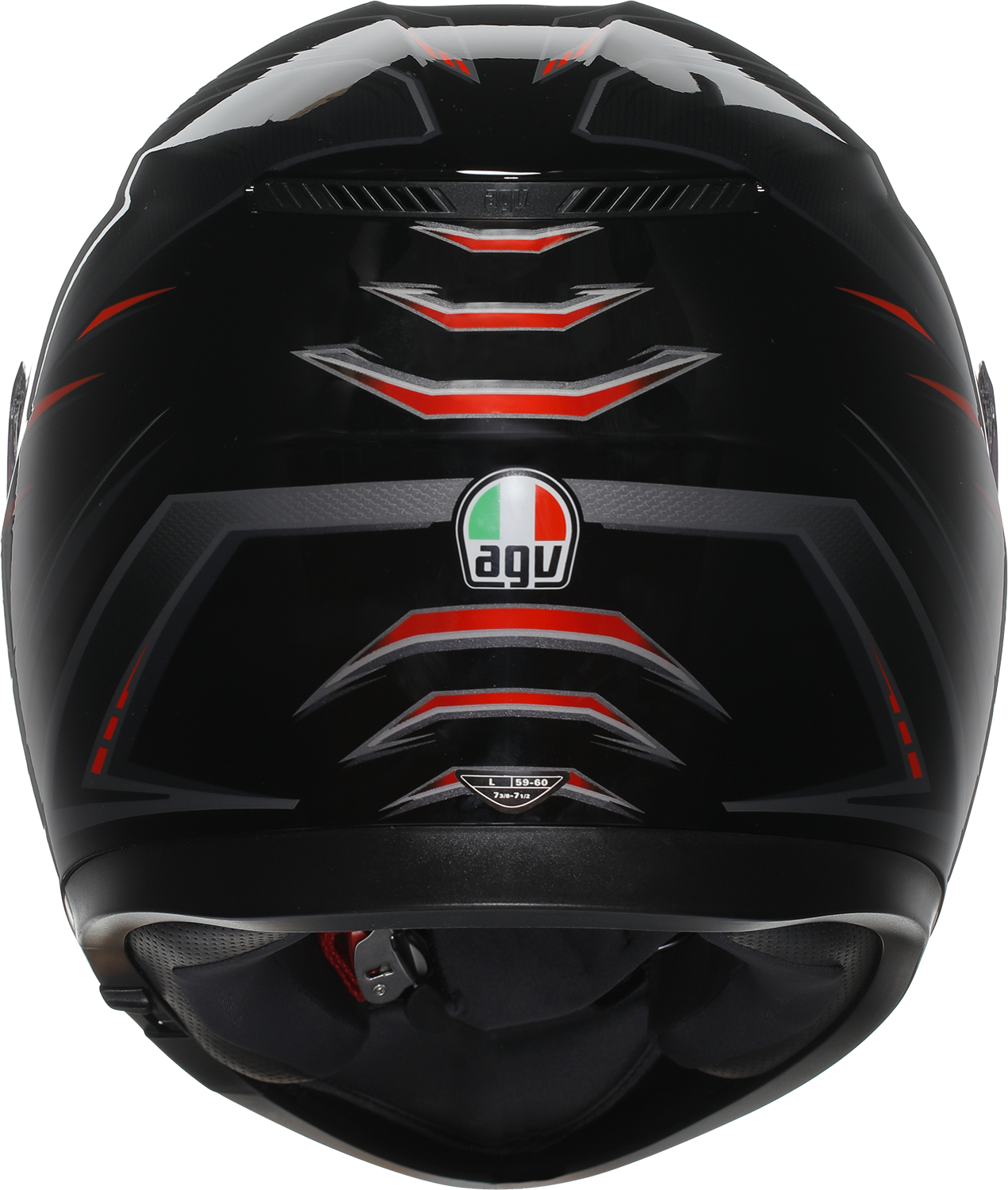 AGV K3 Helmet - Syth - Black/Red - Medium 2118381004-021-M