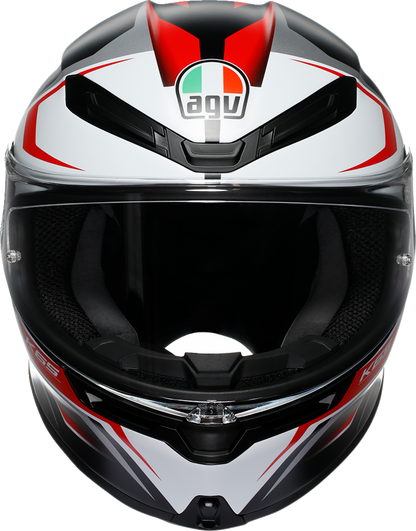 AGV K6 S Helmet - Karve - Matte Black/White/Red - 2XL 2118395002-025-XXL