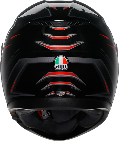 AGV K3 Helmet - Syth - Black/Red - XL 2118381004-021-XL