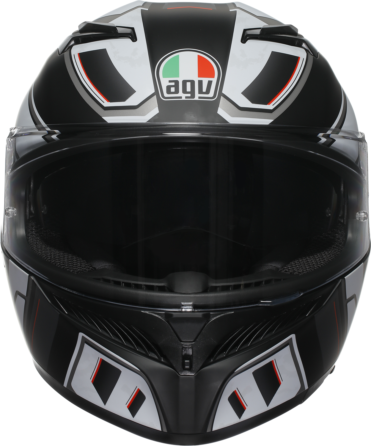 AGV K3 Helmet - Rivia - Matte Black/White - Small 2118381004-019-S